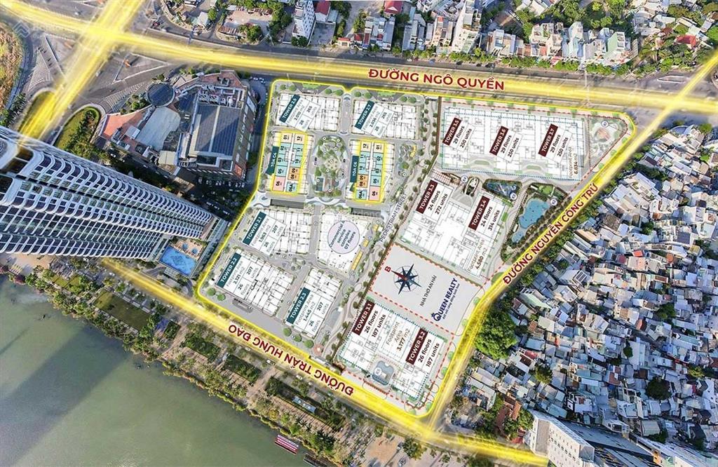 Căn hộ tttp capital square 2pn  72m2 view sông hàn, giá chỉ từ 2 tỷ, ngân hàng hỗ trợ 70%