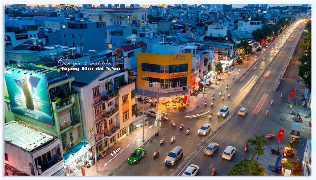 Chỉ 21 tỷ, mặt tiền rộng 14m phạm hùng  chân cầu nguyễn tri phương q.8