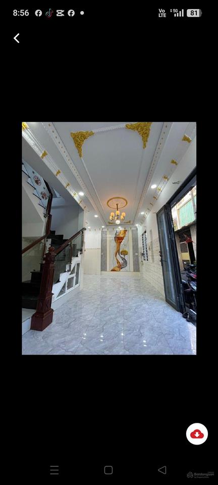 Nhìn là thấy đẳng cấp!quá rẻ,khu tên lửa tỉnh lộ 10,38,5m2, 3tầng,4pn,4,85tỉ