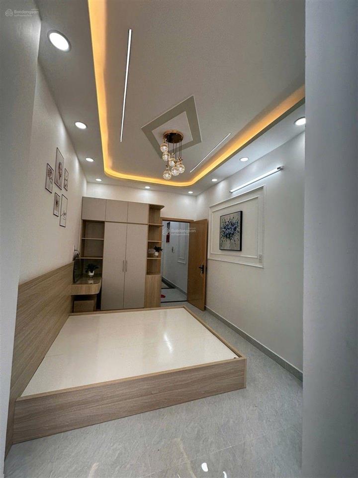Dưới 5 tỷ nhà 4pn có phòng ngủ tầng trệt full nội thất! đình tân khai bình tân