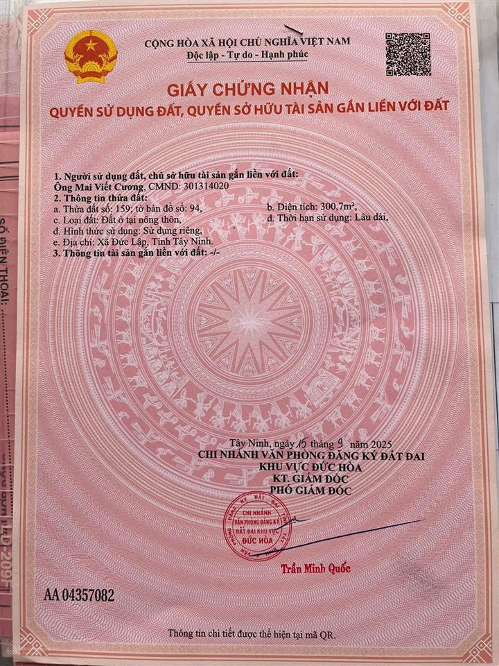 Tôi chính chủ cần bán gấp lô đất mặt tiền nhựa
