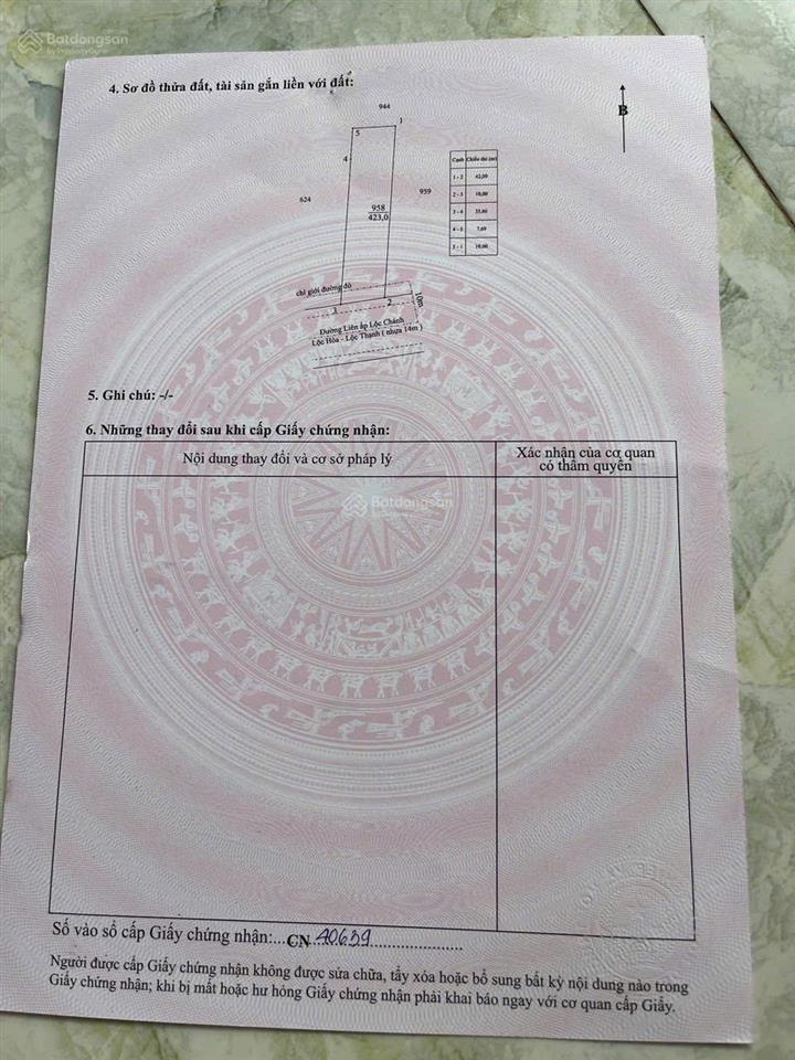 Tôi chính chủ cần bán gấp lô đất mặt tiền nhựa