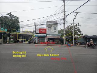 Bán đất 143,1m2 nở hậu, ngang 6,4m, đường hà hoàng hổ, phường mỹ hòa, long xuyên