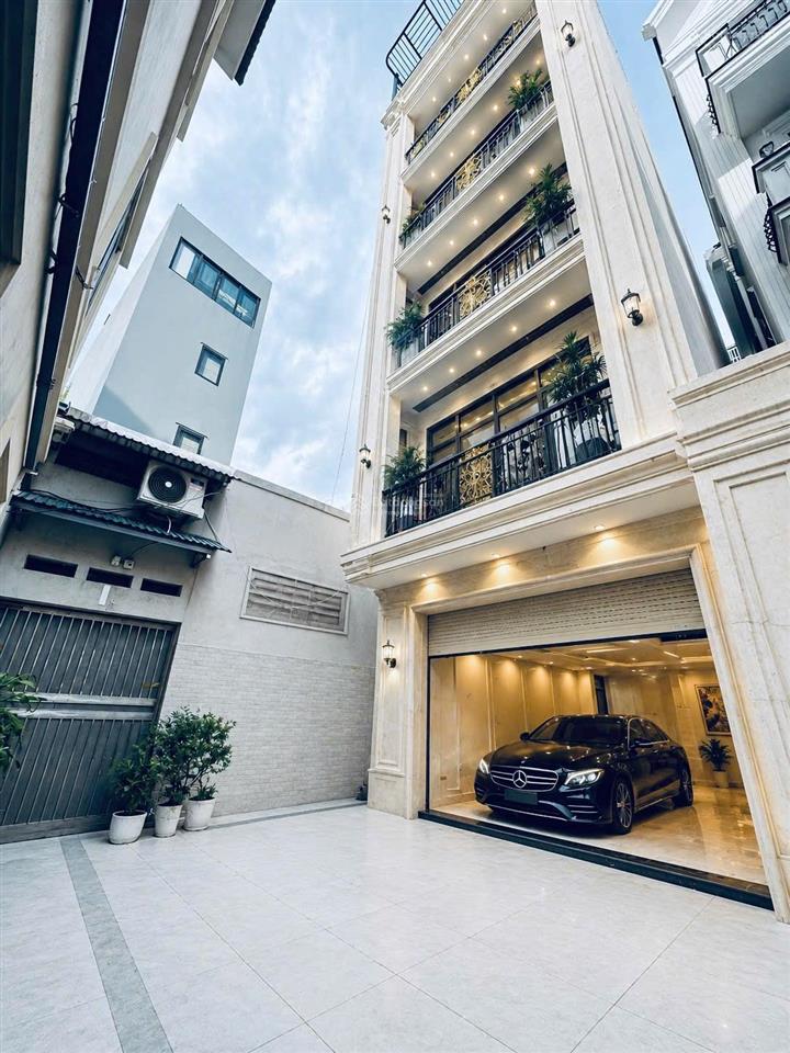 Siêu phẩm tư đình  long biên 107m2 x 6 tầng thang máy  3 thoáng  gara ô tô