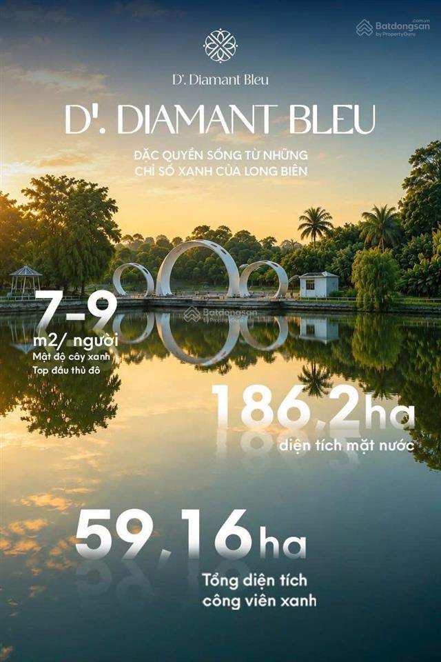 D. diamant bleu cc cao cấp long biênchính thức nhận bookinggiá 128tr/m bao gồm vat ck lên đến 14%