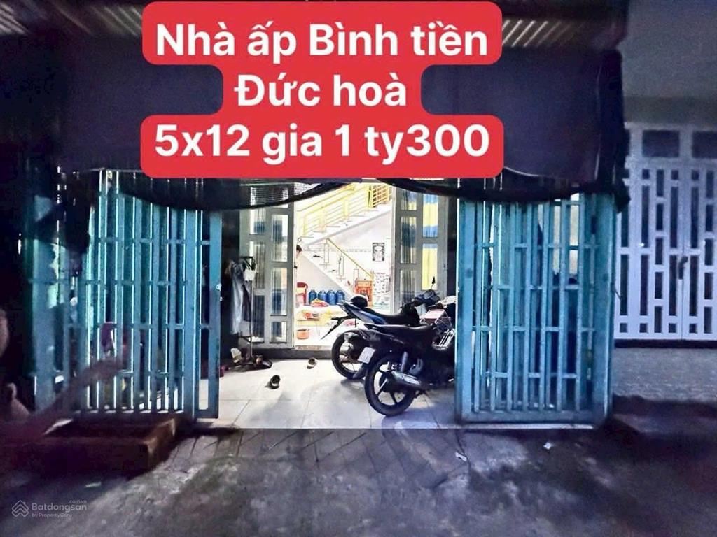 Chủ cắt lỗ, mua là lời, cần bán gấp nhà 5x12, trệt lửng,2pn 1ty280,shr, đường oto ngay kcn tân đức
