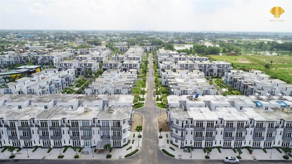 Bán căn góc 2 mặt tiền đường thuộc kđt bella villa, 8x15m, dtsd 167m2, giá tốt 3tỷ6