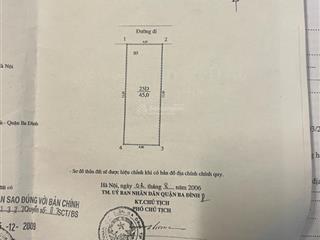 Không quy hoạch  trung tâm ba đình  lô góc 2 thoáng  dân xây  sổ đẹp  giá hợp lí