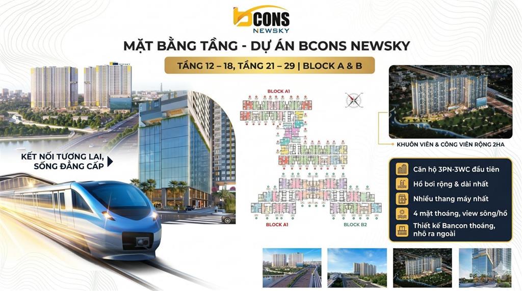 Bán gấp cc bcons newsky 2pn, 1wc, 47m2 giá 2,256 tỷ tại quốc lộ 13, lái thiêu, bình dương