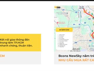 Bán gấp cc bcons newsky 2pn, 1wc, 47m2 giá 2,256 tỷ tại quốc lộ 13, lái thiêu, bình dương