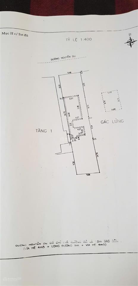Đất 2mt  405m2  ngang 9.5m  nguyễn du  trung tâm hải châu  sát bến du thuyền  giá đầu tư 4xtỷ