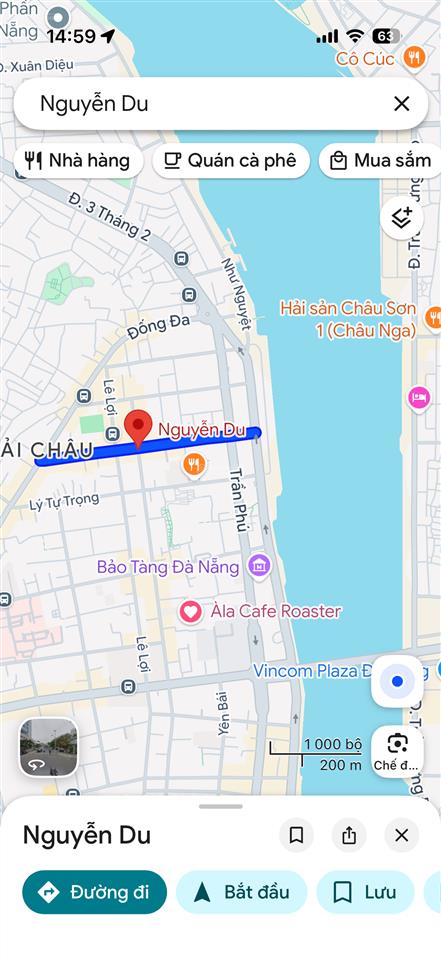 Đất 2mt  405m2  ngang 9.5m  nguyễn du  trung tâm hải châu  sát bến du thuyền  giá đầu tư 4xtỷ