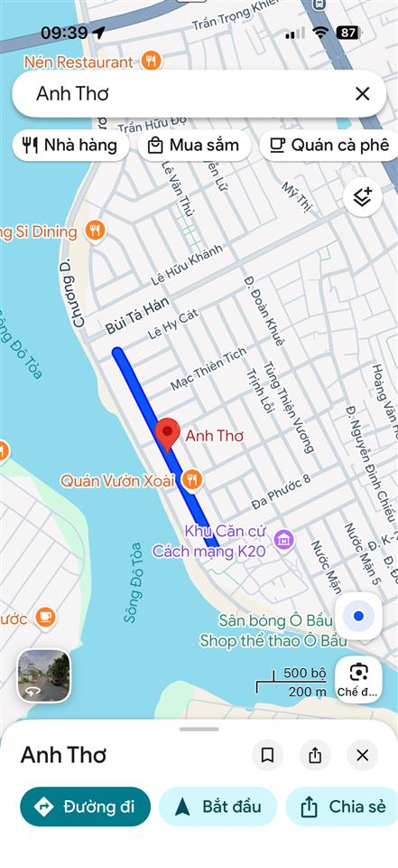 Chỉ 20.5 tỷ  cặp 180m2  xây cao tầng hướng sông  đất anh thơ  nam việt á