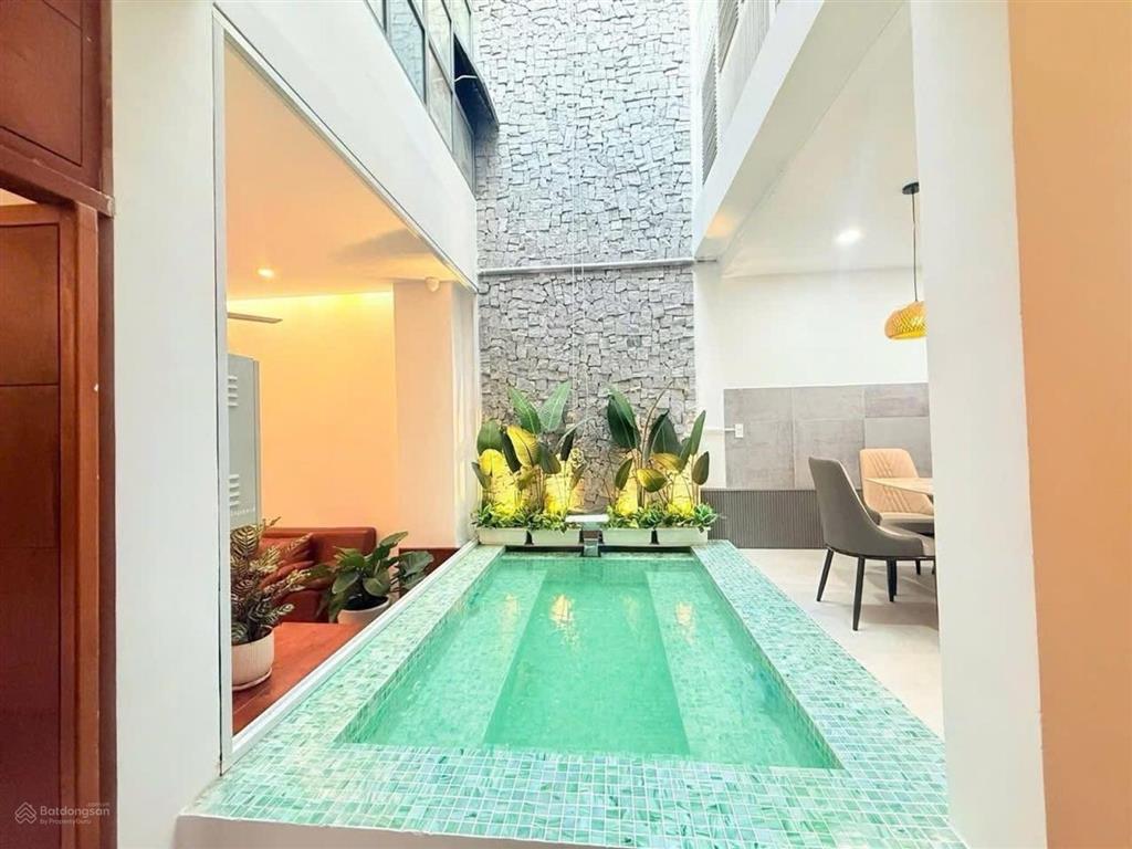 Bán villa đẹp  113m2  ngang 7.5m  5pn  hồ bơi  phòng xông hơi  đang cho thuê 5tr/ngày