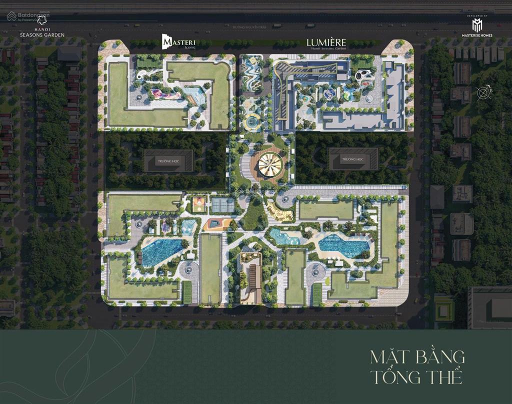 Masterise cao xà lá căn hộ 3n2vs 120m2 view nội khu giá 15 tỷ vốn nhận nhà 30%