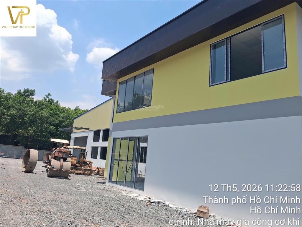 Cho thuê nhà xưởng quy mô lớn  vị trí đẹp tại đường bình mỹ 38, phường bình cơ, tp.hcm