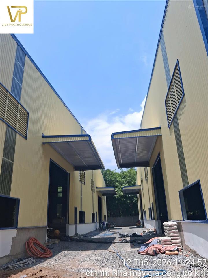 Cho thuê nhà xưởng quy mô lớn  vị trí đẹp tại đường bình mỹ 38, phường bình cơ, tp.hcm
