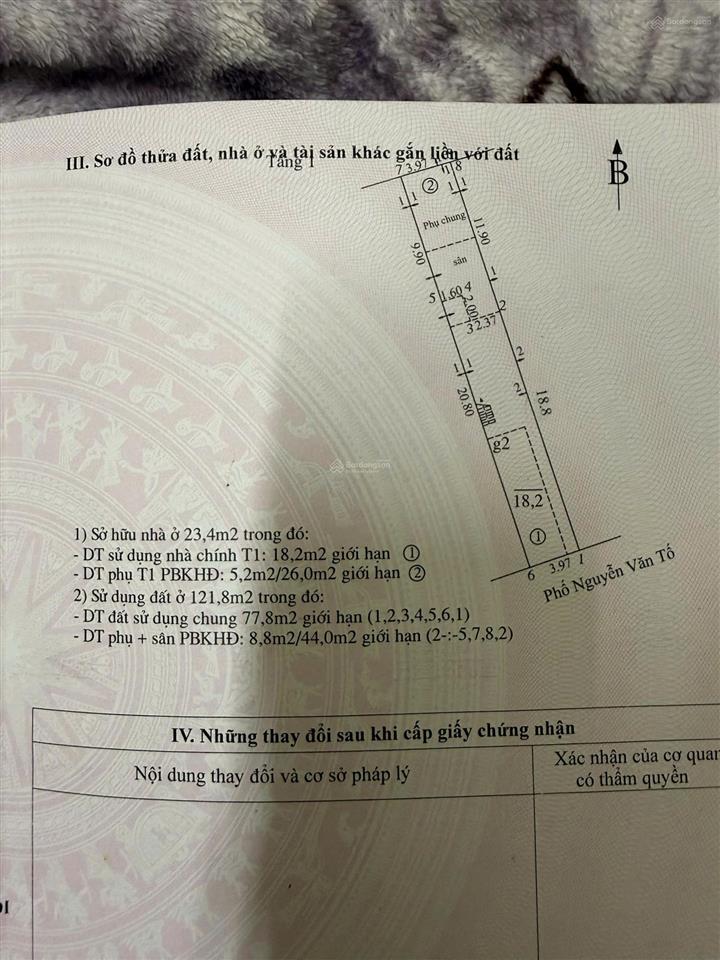 Bán nhà mặt phố 40, cửa đông, q. hoàn kiếm, 9.5 tỷ, 24m2, 1 tầng có gác xép và nhà tắm riêng
