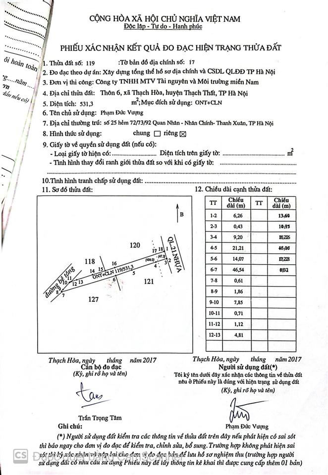 Chính chủ bán 531m² mặt quốc lộ 21a hòa lạc, sát đhqg hà nội,dòng tiền 25t/tháng