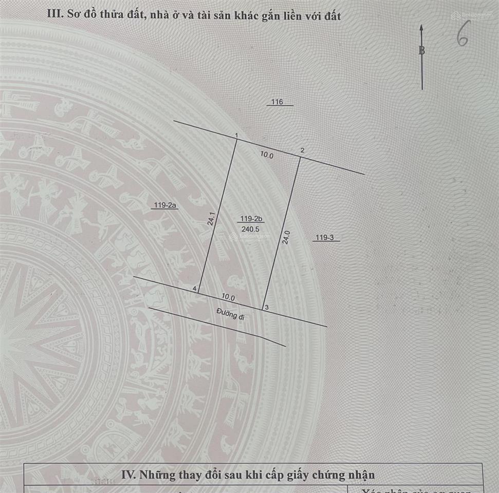 Bán đất tại đồng trạng, sơn tây, giá cực chất chỉ với 34 triệu / m2, 240m2