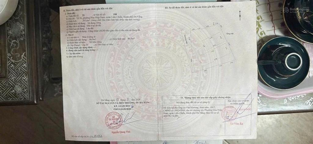 Bán đất 915 nguyễn lương bằng, p. hòa hiệp nam, q. liên chiểu, đà nẵng