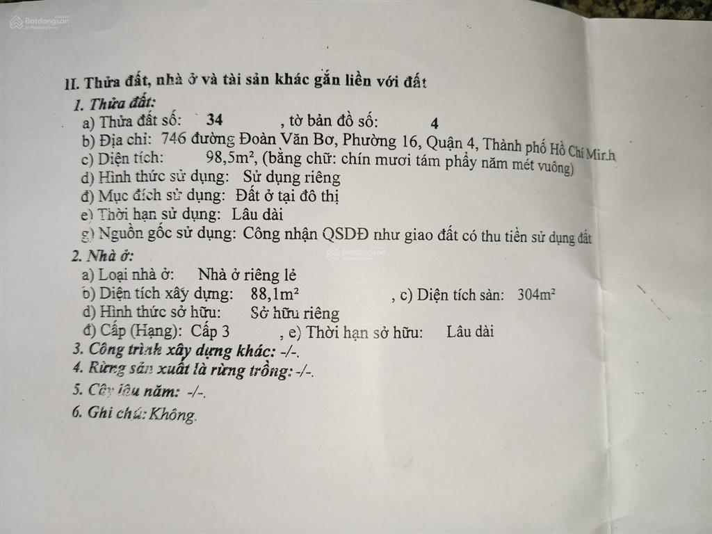 Chính chủ bán nhà mặt tiền đoàn văn bơ diện tích khủng, 15 phòng cho thuê.