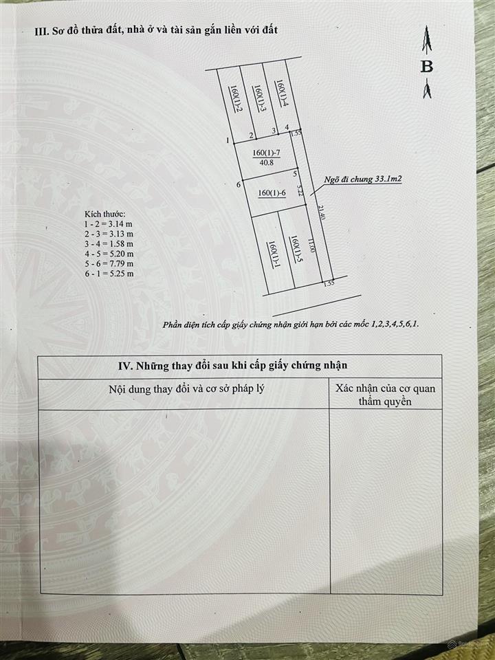 Bán lô đất nở hậu tại ngõ 210 đức giang, có đầy đủ pháp lý
