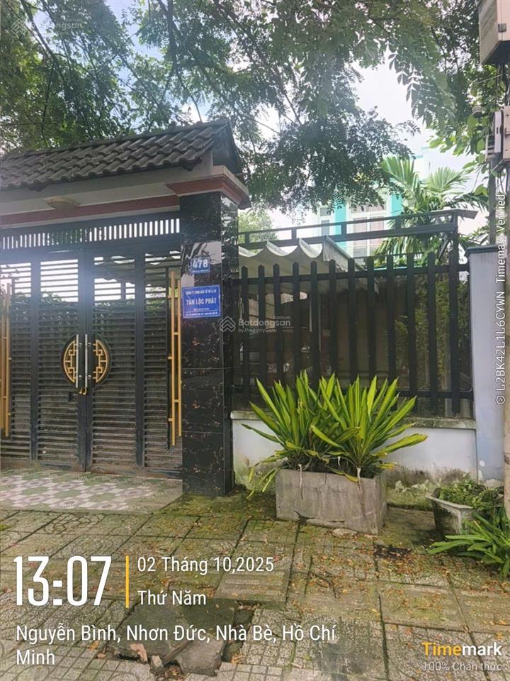 Hailongreal nhà mặt tiền nguyễn bình, 9,99ty, dt 6x38m, công nhận 146m2, nhà 1 lầu, sân rộng