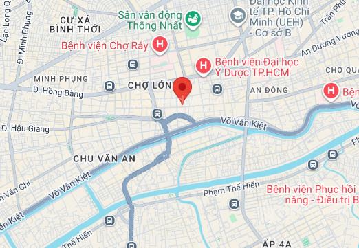 Cho thuê nguyên căn mt đường trần hưng đạo, p11 q5  8x6m  5 tầng