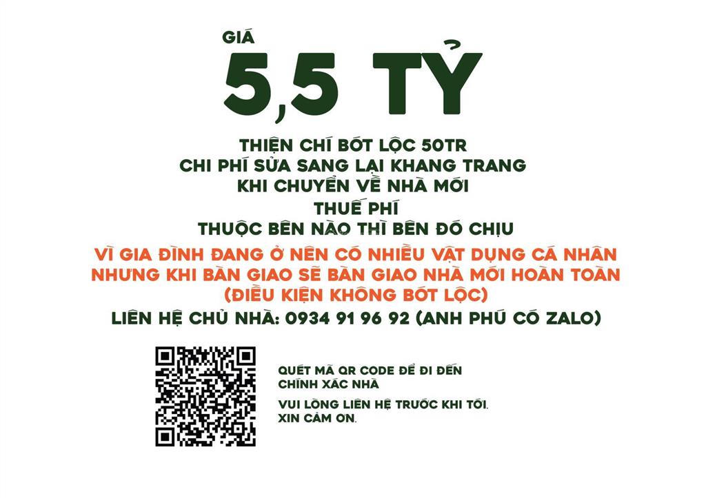 Chính chủ bán nhà riêng tại bầu ốc hạ 5,5 tỷ, 128,5m2, 4pn, 3wc