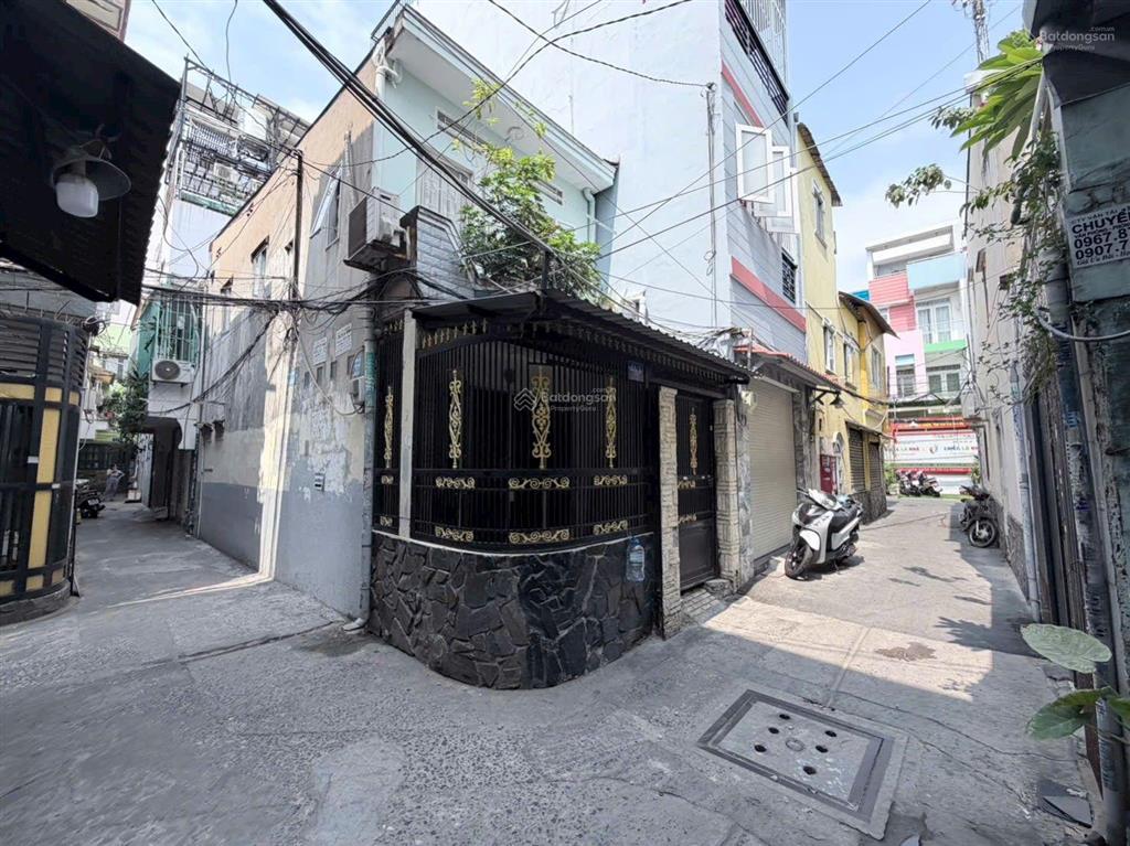 Bán nhà góc hẻm 4m thông đường số 27 lê trọng tấn 1 lầu giá tốt cho ac.