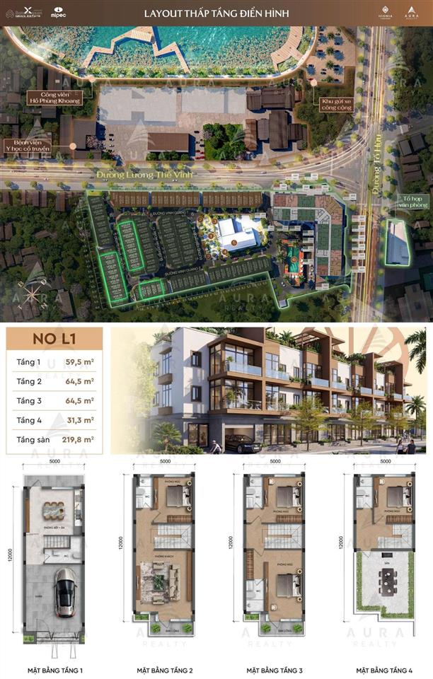 Bán nhanh liền kề dự án iconia lakeside, 385,3 triệu/m2, 75m2, 4 tầng, tây bắc, đông nam