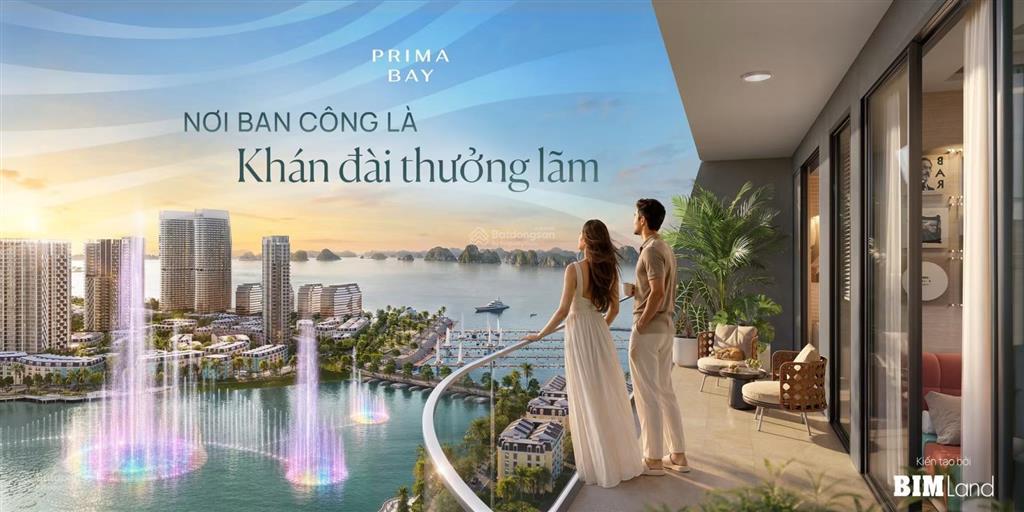 Prima hạ long 1,4 tỷ, căn hộ view vịnh tổng giá 1,6 tỷ/căn (chưa trừ chính sách)