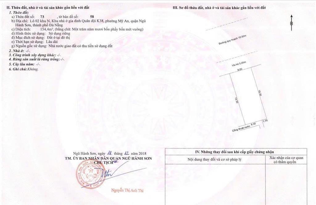 Chuyển nhượng đất biển mỹ khê  đỗ bá 155m2 sát biển 53,5 tỷo94.8o1.3ooo