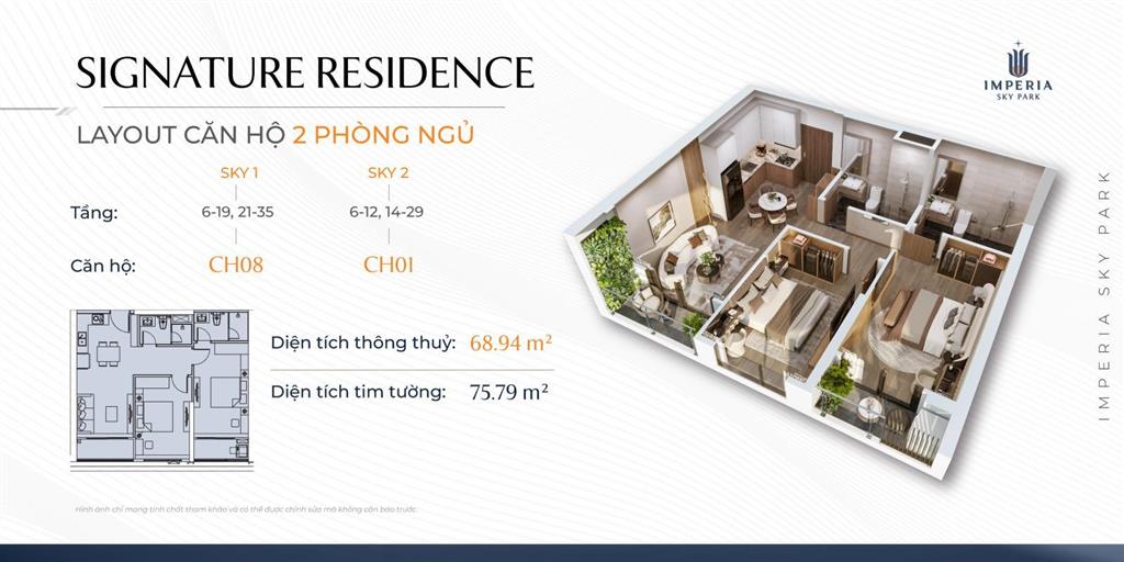 Quỹ ngoại giao 1pn, 2pn, 3pn rẻ nhất dự án imperia sky park hướng đông nam, ck cao htls 0% 24 tháng