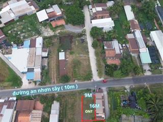 Tôi chính chủ bán đất mt đường an nhơn tây, 1,35 tỷ, 144 m2, mặt tiền 9m, mong gặp khach thiện trí