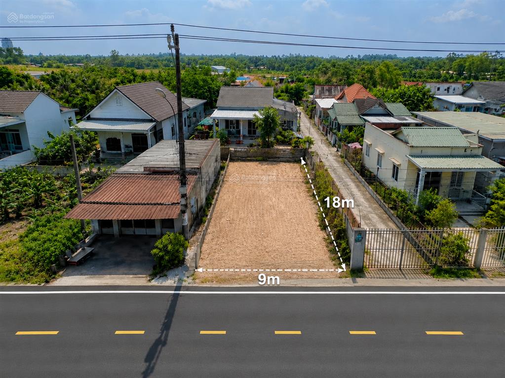 Tôi chính chủ bán đất mt đường an nhơn tây, 1,35 tỷ, 144 m2, mặt tiền 9m, mong gặp khach thiện trí