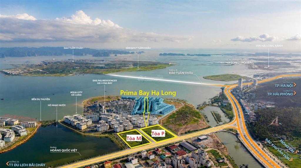 Bán suất ngoại giao mua sớm căn studio chiết khấu 17% chỉ 1,3 tỷ(full giá) dự án prima bay hạ long
