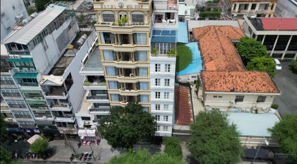 Hạ giá khách sạn mt lê thánh tôn bến nghé quận 1  dt 4,8x28m  hầm 9 tầng  hđt 300tr  giá 95 tỷ