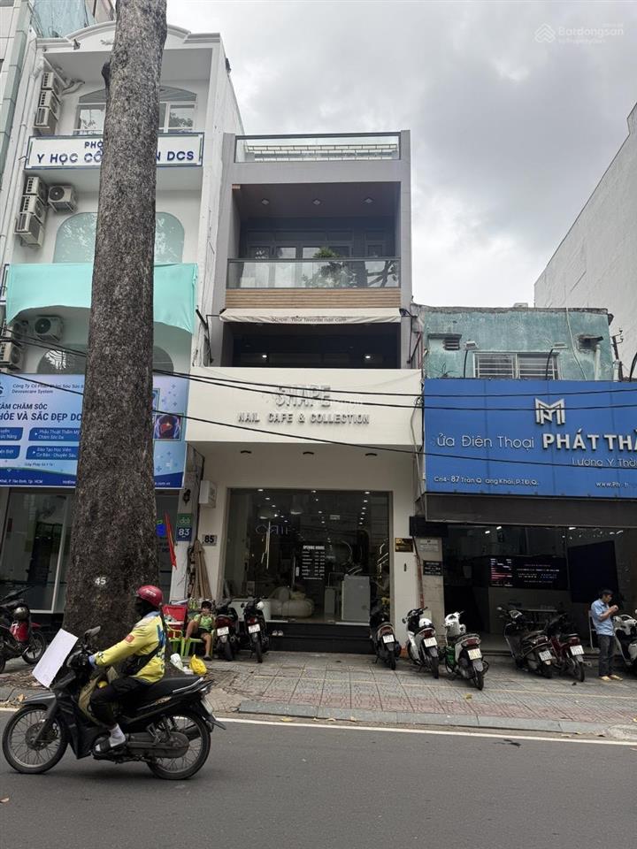 Siêu phẩm mặt tiền ngay trần quang khải + trần nhật duật q1  dt 5x22.5m  hđt 85tr  giá 27 tỷ