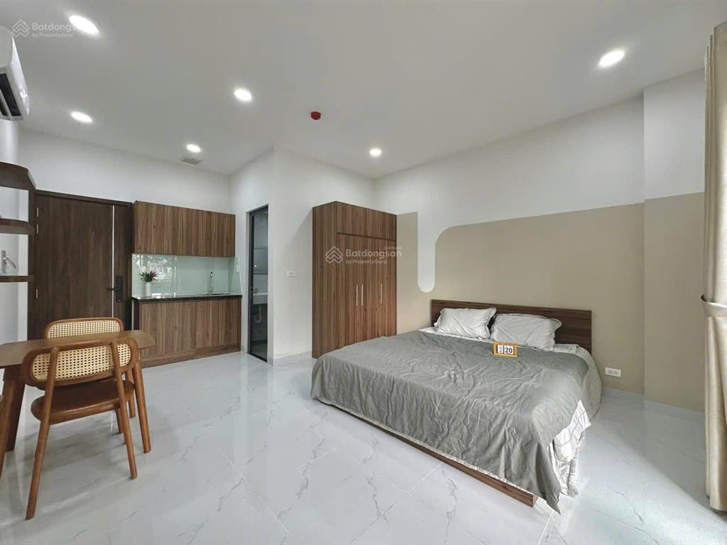 Cho thuê studio ban công lớn full nội thất  máy giặt riêng cách mai chí thọ 400m