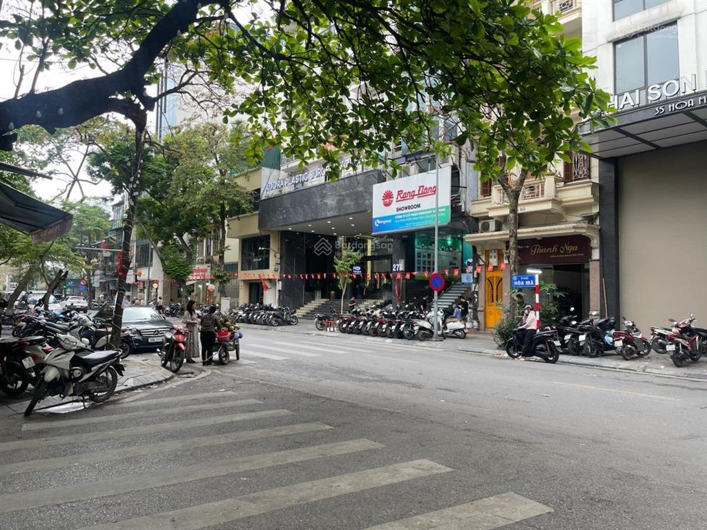 Mặt phố hòa mã, hai bà trưng, tòa 11, tầng. s 200 m². mt 8.3 m. tc 290 tỷ