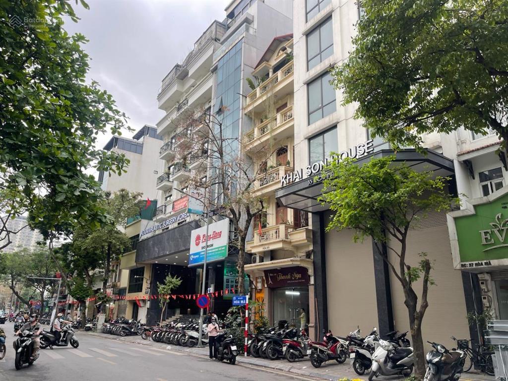 Mặt phố hòa mã, hai bà trưng, tòa 11, tầng. s 200 m². mt 8.3 m. tc 290 tỷ
