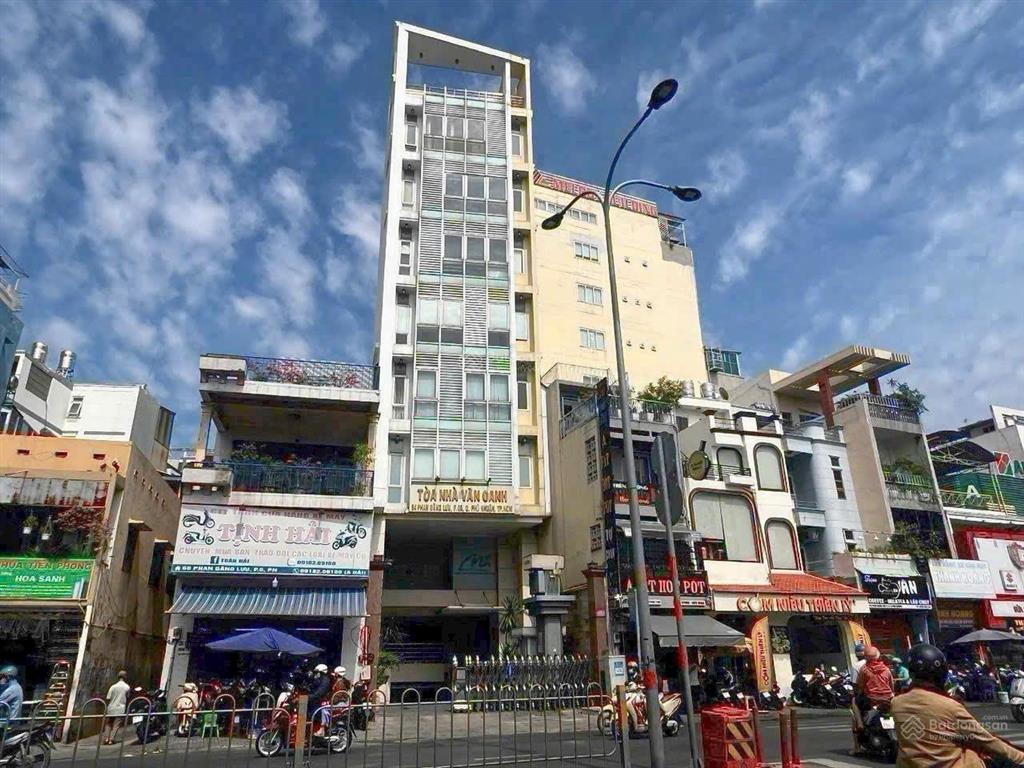 Tòa nhà 2 hầm 10 tầng mt phan đăng lưu, dt 7,5mx32m 180m2, giá 130 tỷ tl