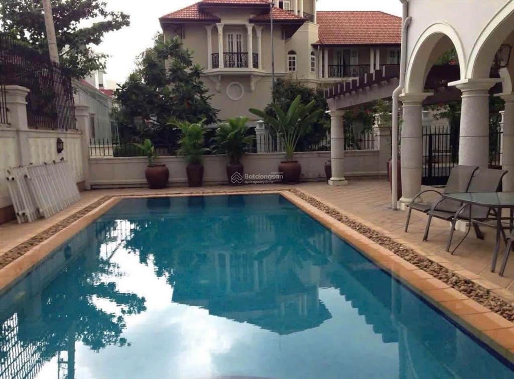 Biệt thự 3 mt siêu vip nguyễn văn hưởng, dt 21x30m 614m², 3 tầng, hồ bơi sân vườn đầy đủ, 180 tỷ