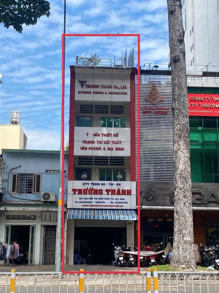 Bán gấp mt 366 nguyễn thị minh khai q3, dt 4m x 23m, 92m², 4 tầng giá 40 tỷ, giảm sâu từ 47 tỷ