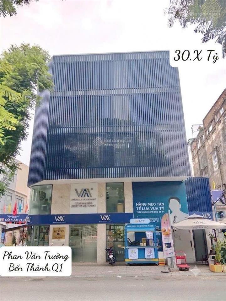 Góc 3 mt phan văn trường quận 1, dt 13.5mx3,05m, cn 42m2, kc 5 tầng thang máy, giá 30,5 tỷ