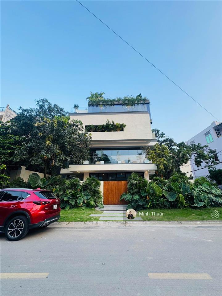Duy nhất ! biệt thự compound view sông trần não  4 tầng  15,5 x 16,5m  hđt 70tr/th  giá 45 tỷ