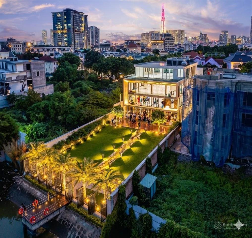 Căn villa mặt tiền sông nguyễn văn hưởng  hầm 4 tầng 25x60m  1500m2  hđt 470tr/th  giá 320 tỷ