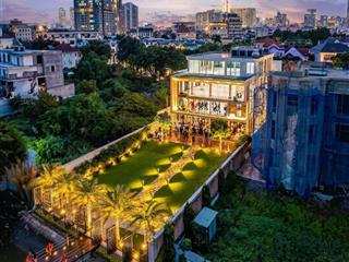 Căn villa mặt tiền sông nguyễn văn hưởng  hầm 4 tầng 25x60m  1500m2  hđt 470tr/th  giá 320 tỷ